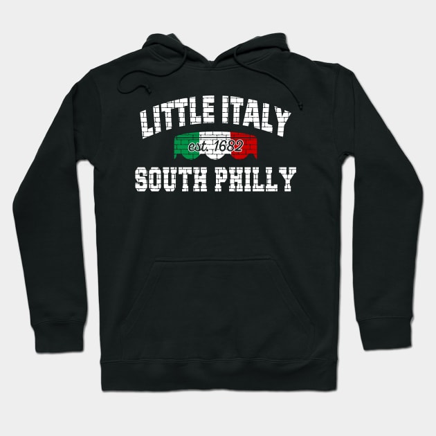 Little Italy Philadelphia South Philly Italian Heritage Hoodie by TeeCreations